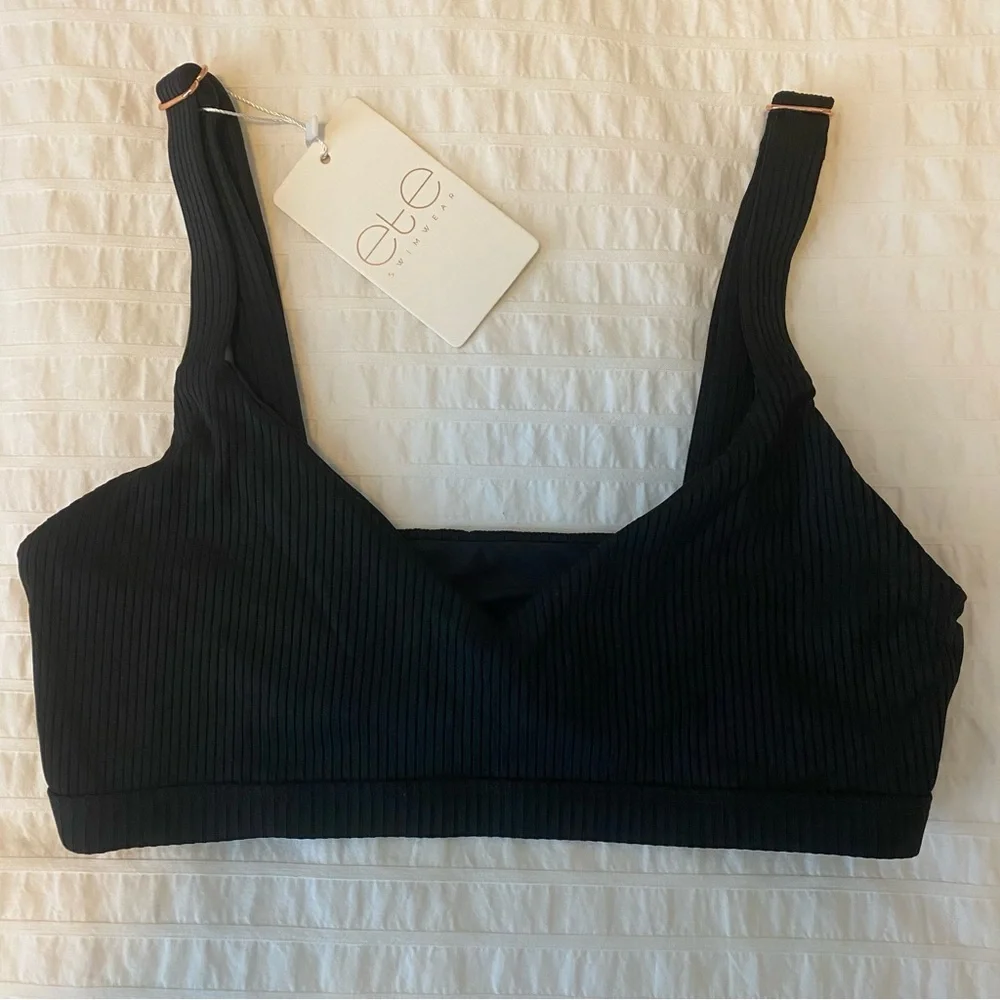 NWT Ribbed Bikini Top - Picture 4 of 7